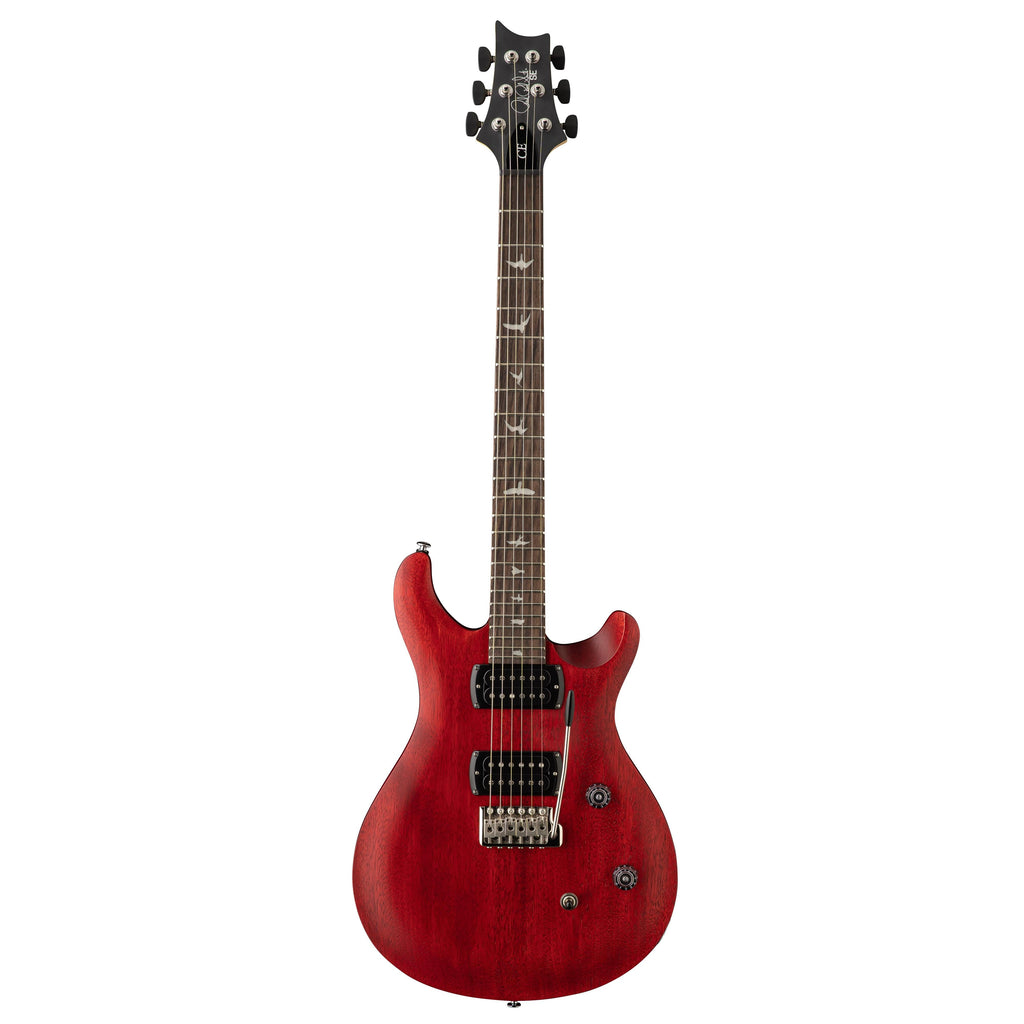 PRS SE CE 24 Standard Satin Electric Guitar - Vintage Cherry Satin