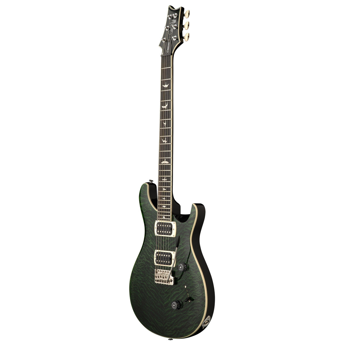 PRS SE Custom 24 Quilt Electric Guitar - Teal Black