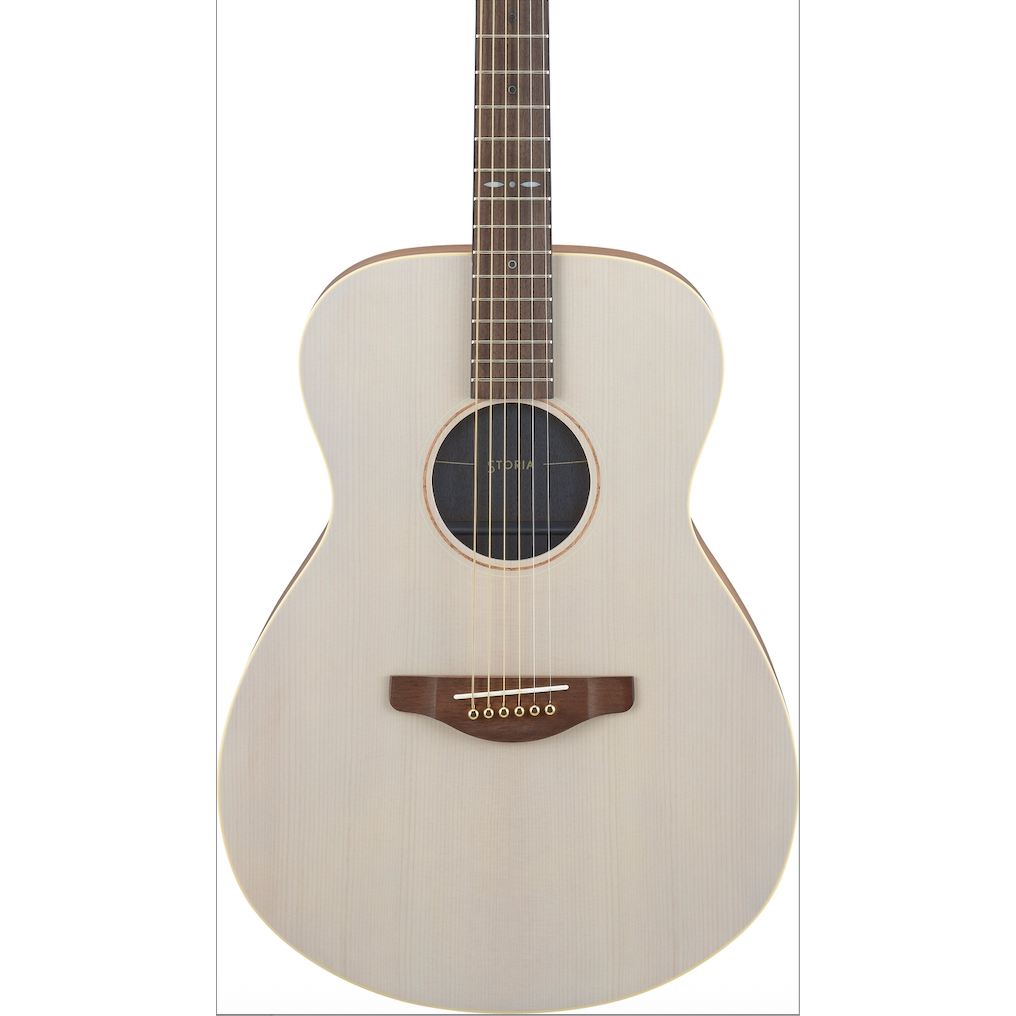 Yamaha STORIA I Concert Acoustic-Electric Guitar Satin White