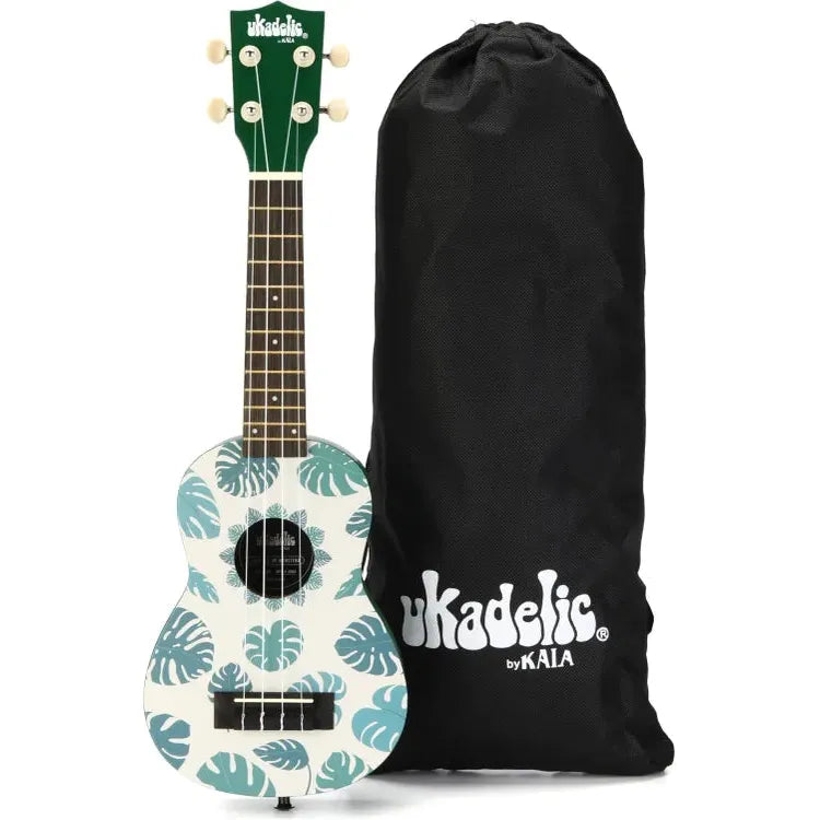 Kala Ukadelic Soprano Ukulele - Monstera