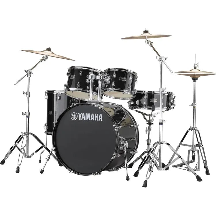 Yamaha RDP2F5 Rydeen 5-piece Shell Pack - Black Glitter with HW-680W Hardware Pack