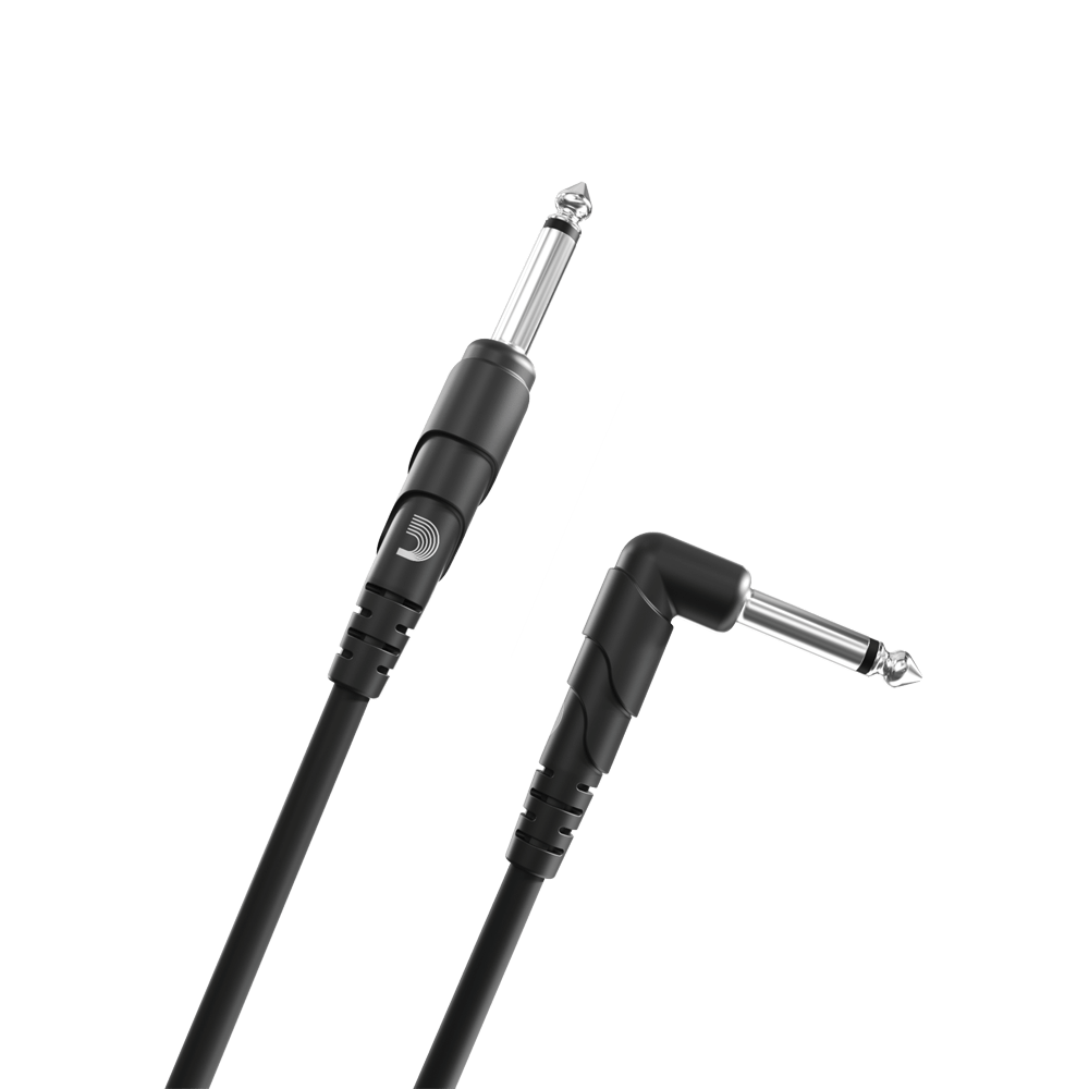 D'Addario Classic Series Instrument Cable with Straight to Right Angle - 10 Feet