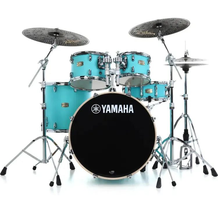 Yamaha SBP2F50 Stage Custom Birch 5-piece Shell Pack - Matte Surf Green