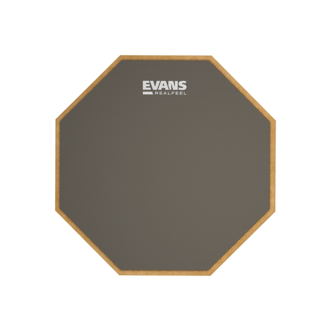 Evans RealFeel Single-sided Practice Drum Pad - 12-inch