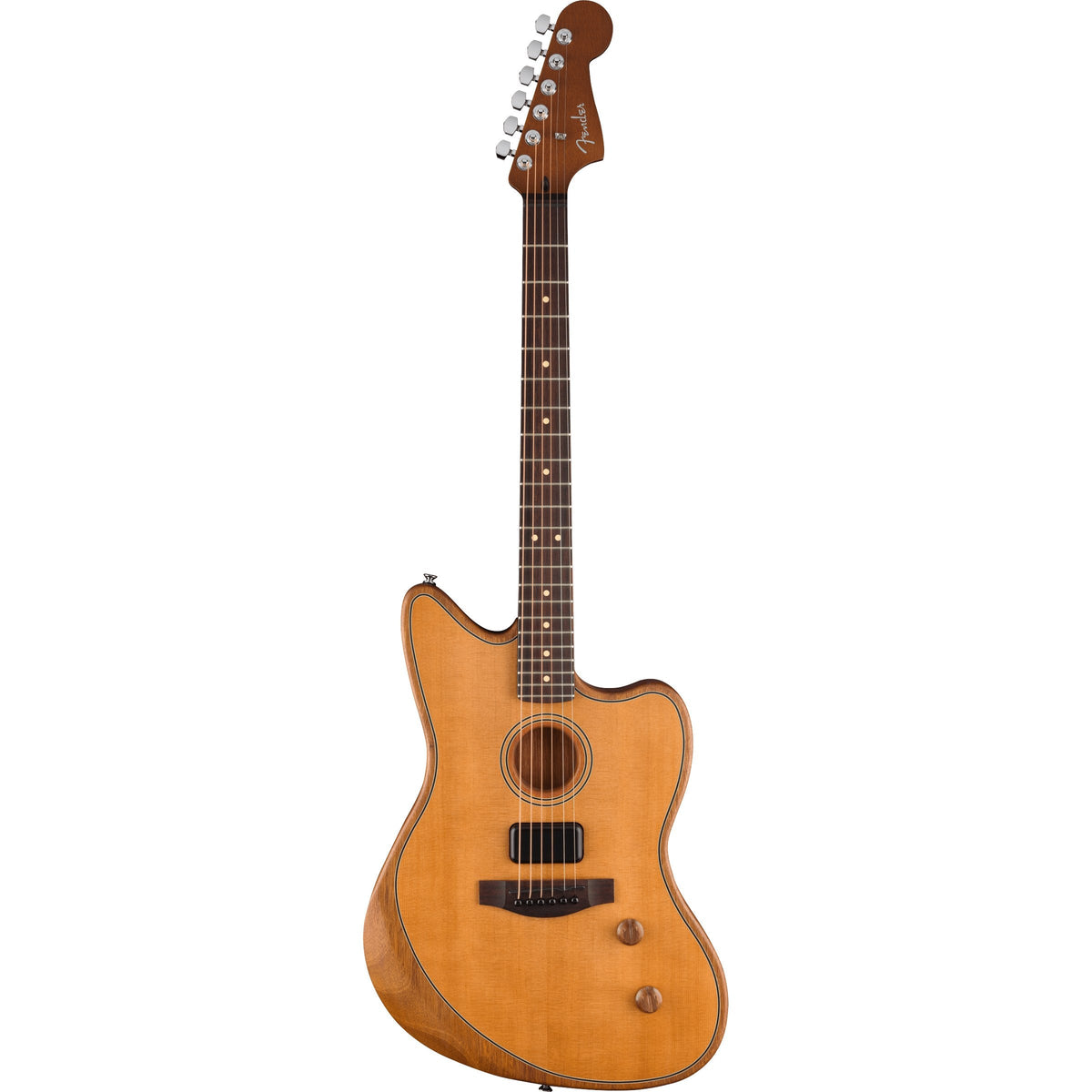 Fender Acoustasonic Standard Jazzmaster Acoustic-Electric Guitar [BUNDLE]