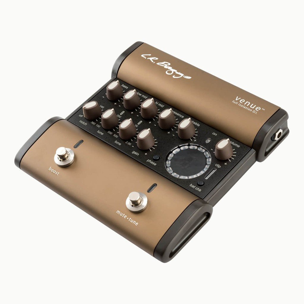 LR Baggs Venue DI Acoustic Guitar Preamp + DI + EQ + Tuner Pedal