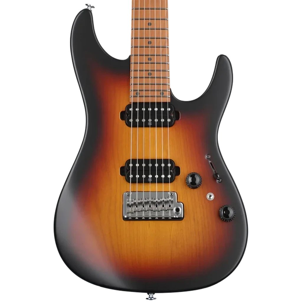 Ibanez Prestige AZ24027 7-string Electric Guitar - Tri Fade Burst Flat