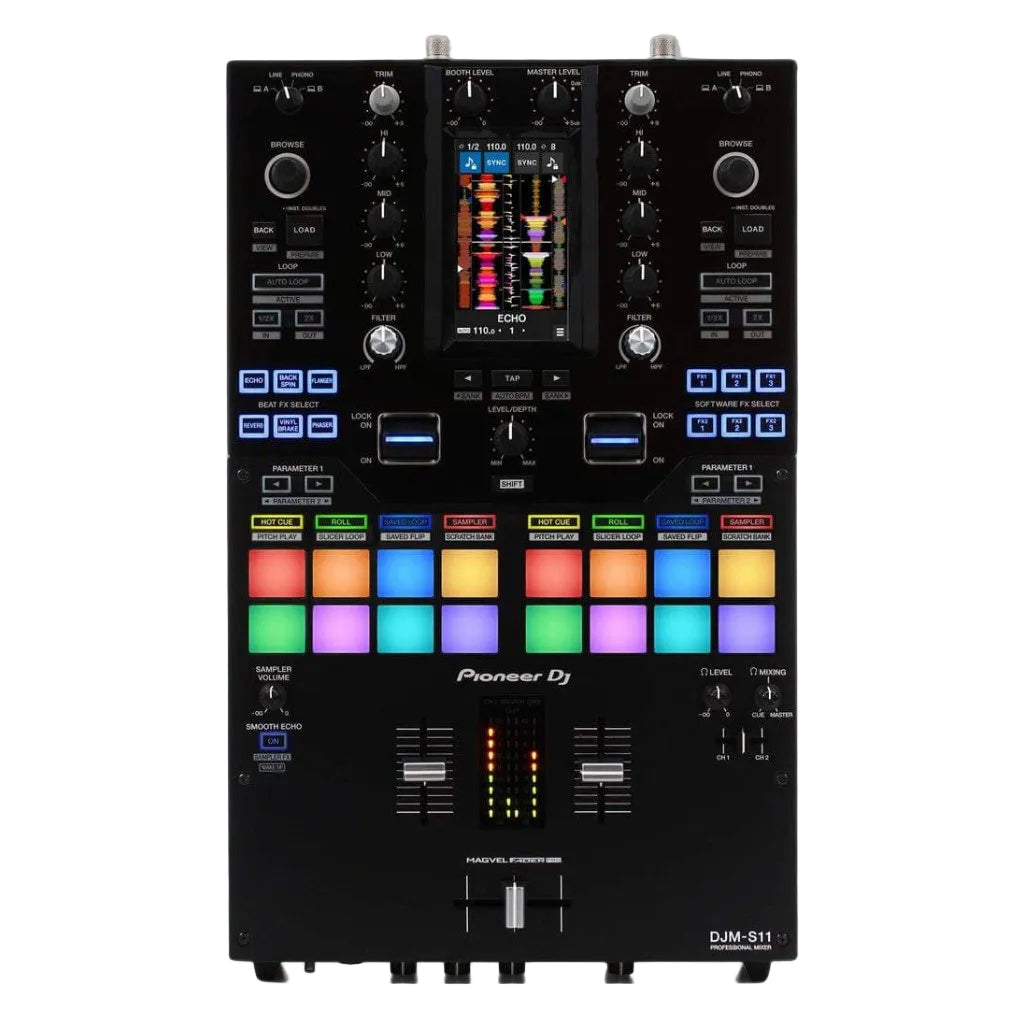 Pioneer DJ DJM-S11 2-channel DJ Mixer for Serato DJ