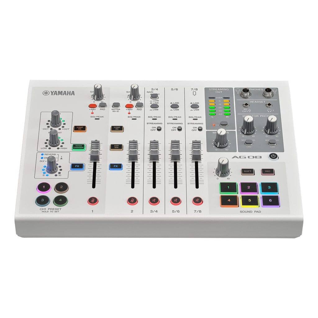 Yamaha AG08 All-In-One 8-Channel Live Streaming Mixer