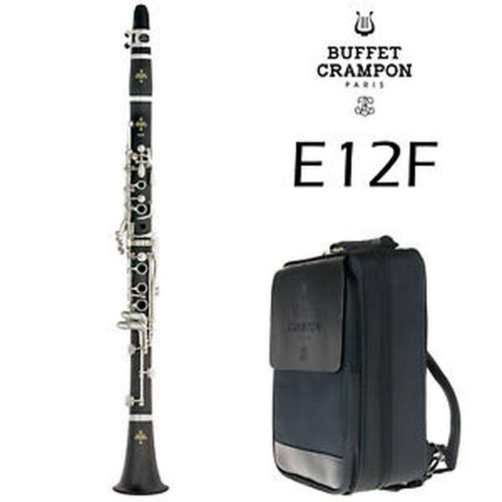Buffet Crampon E-12F Intermediate Bb Clarinet with Silver-plated Keys