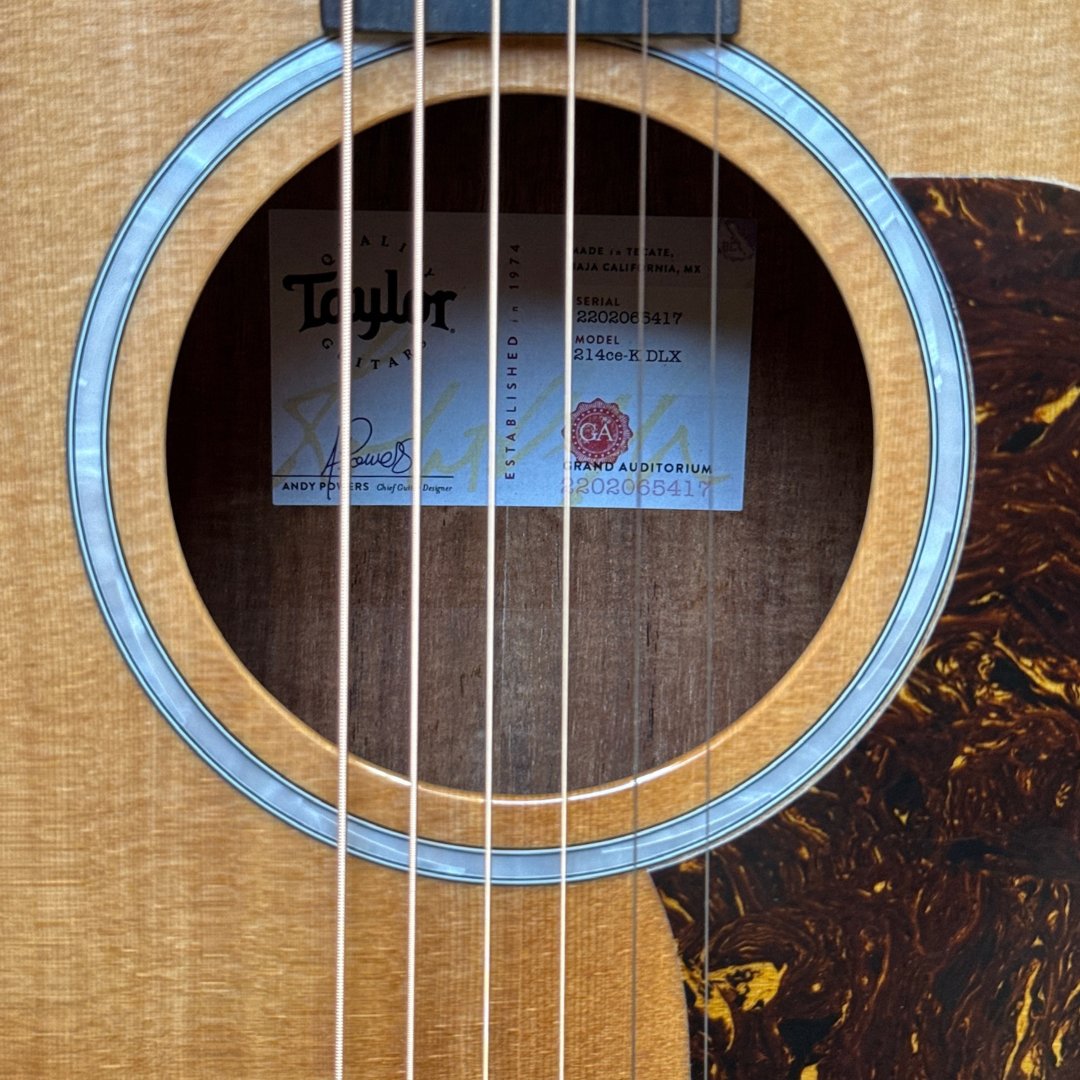 Taylor 214ce-K DLX Acoustic-electric Guitar - Natural