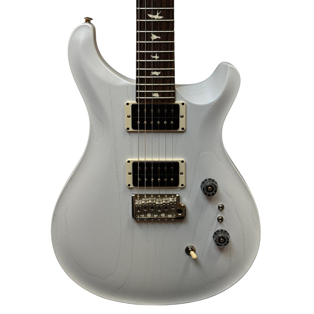 PRS Limited-edition CE 24-08 Swamp Ash Satin Electric Guitar - Pearl White