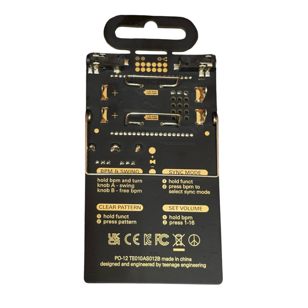 Teenage Engineering PO-12 Pocket Operator Rhythm Drum Machine