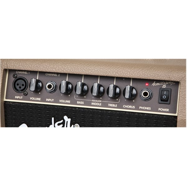 Fender Acoustasonic 15 - 15-watt 1x6" Acoustic Guitar Combo Amp