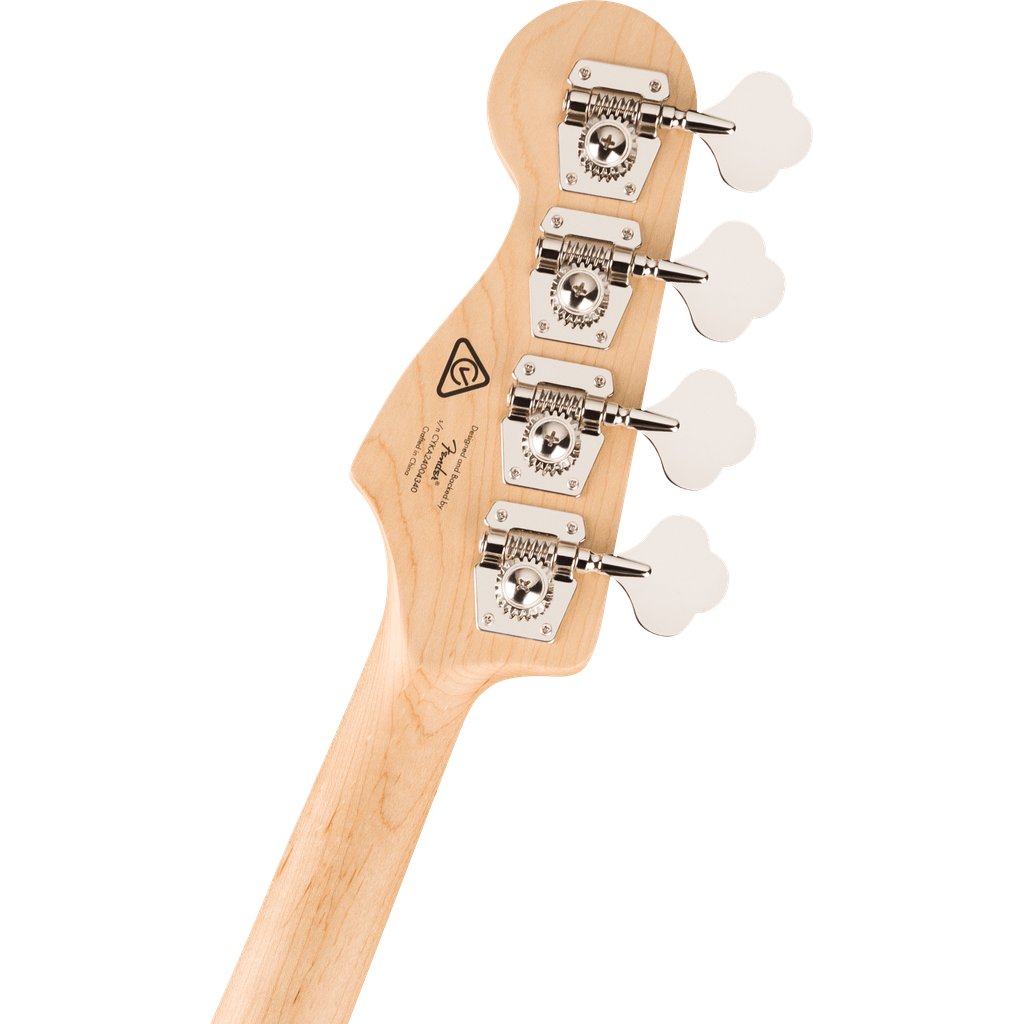 Squier Affinity Series Active Jazz Bass - Olympic White with Maple Fingerboard
