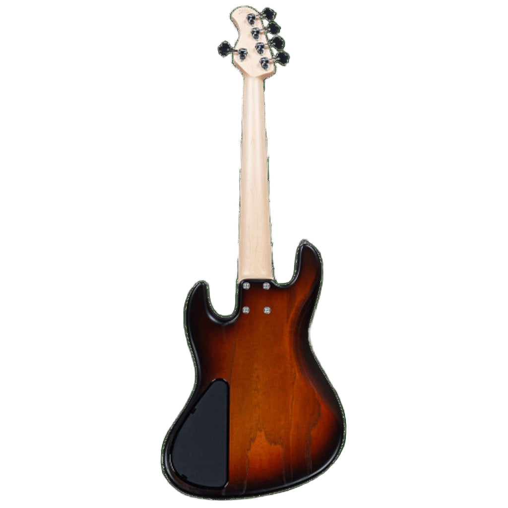 Sadowsky MetroLine 21-Fret Vintage J/J Swamp Ash Body 5-String Bass Guitar - Almond Sunburst Transparent Satin