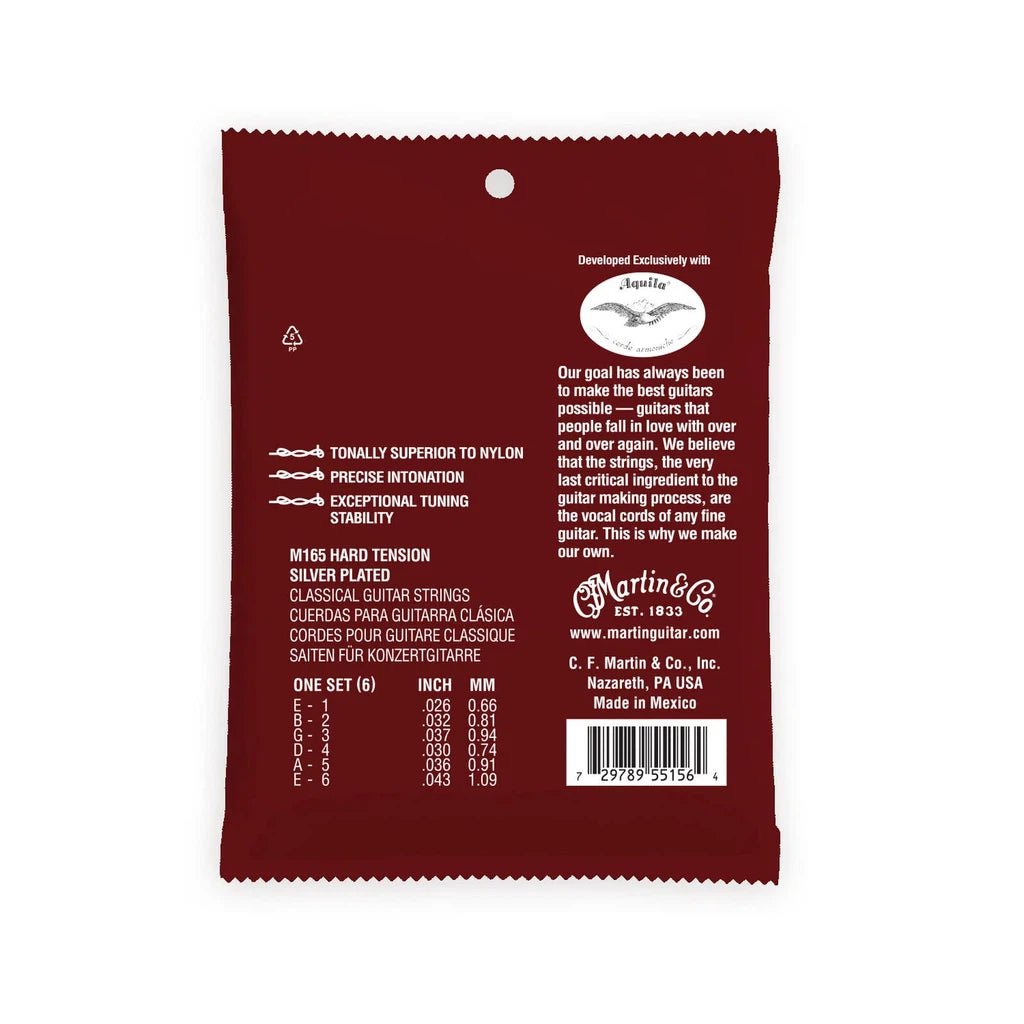 Martin Classical Magnifico Premium Silver-Plated Tie End Guitar Strings