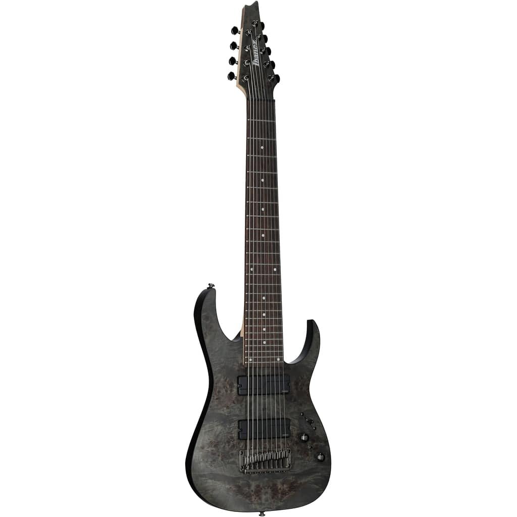 Ibanez Axe Design Lab RG9PB B-Stock 9-string Electric Guitar - Transparent Gray Flat
