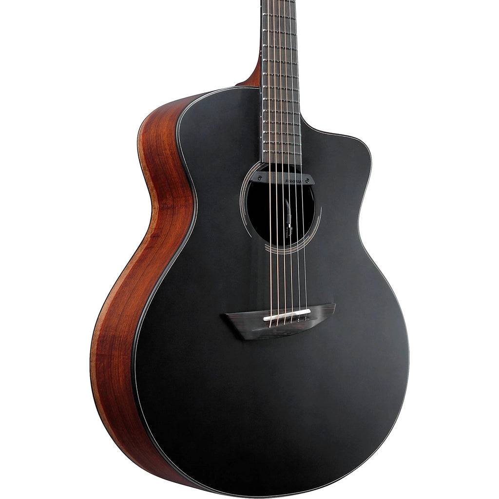 Ibanez Jon Gomm Signature JGM5 Acoustic-Electric Guitar - Black Satin Top