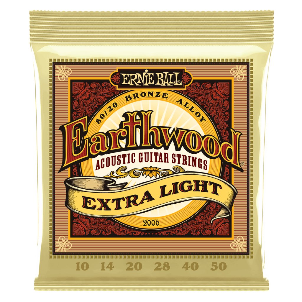 Ernie Ball Earthwood 80/20 Bronze Acoustic Guitar Strings