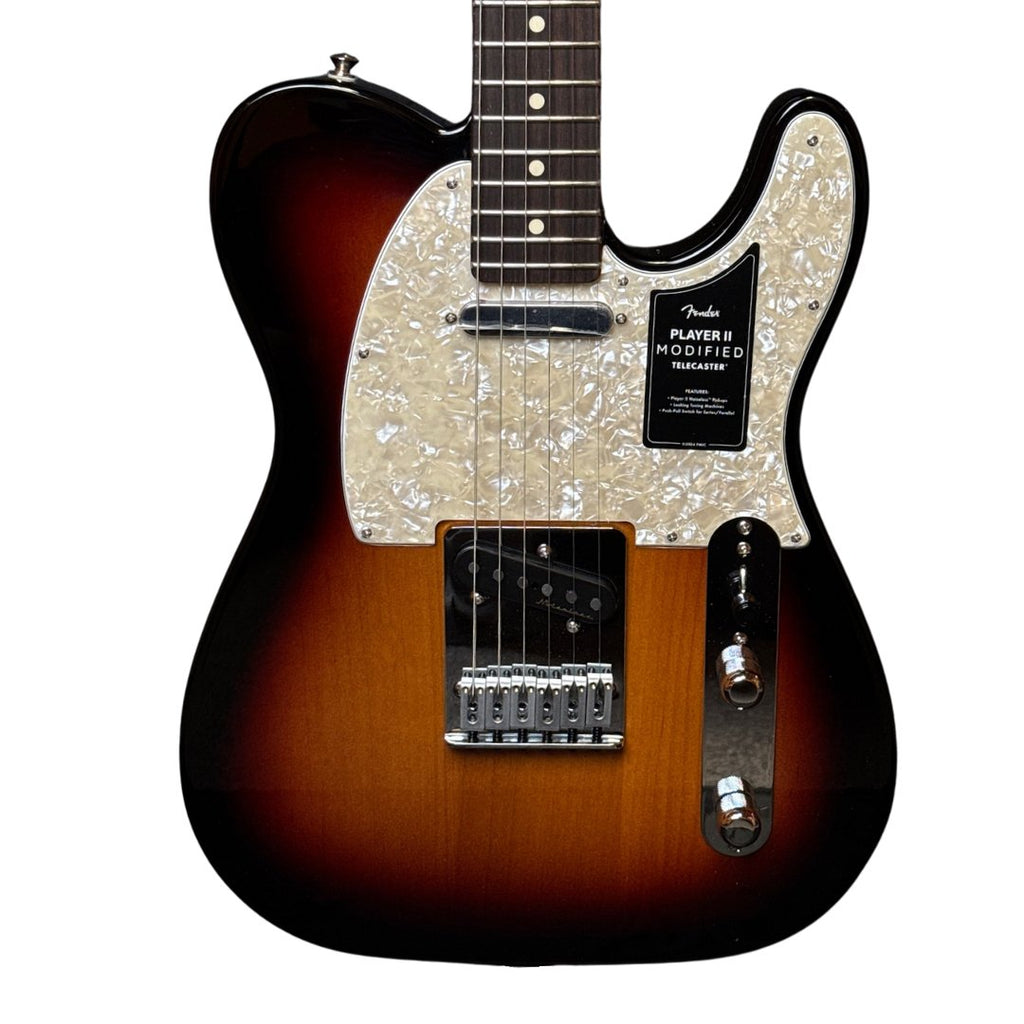 Fender Player II Modified Telecaster Electric Guitar - 3 Tone Sunburst with Rosewood Fingerboard