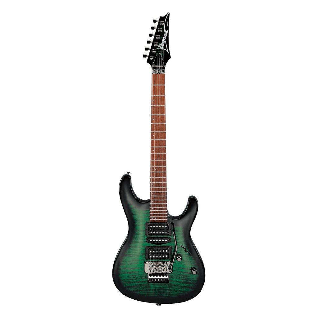Ibanez Kiko Loureiro Signature KIKOSP3 Electric Guitar - Trans Emerald Burst