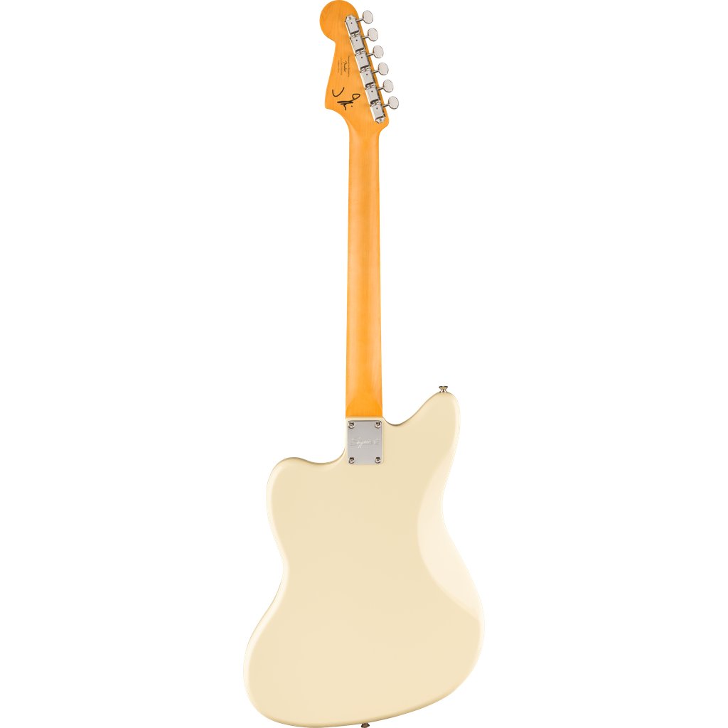 Squier J Mascis Signature Jazzmaster Electric Guitar - Vintage White with Indian Laurel Fingerboard