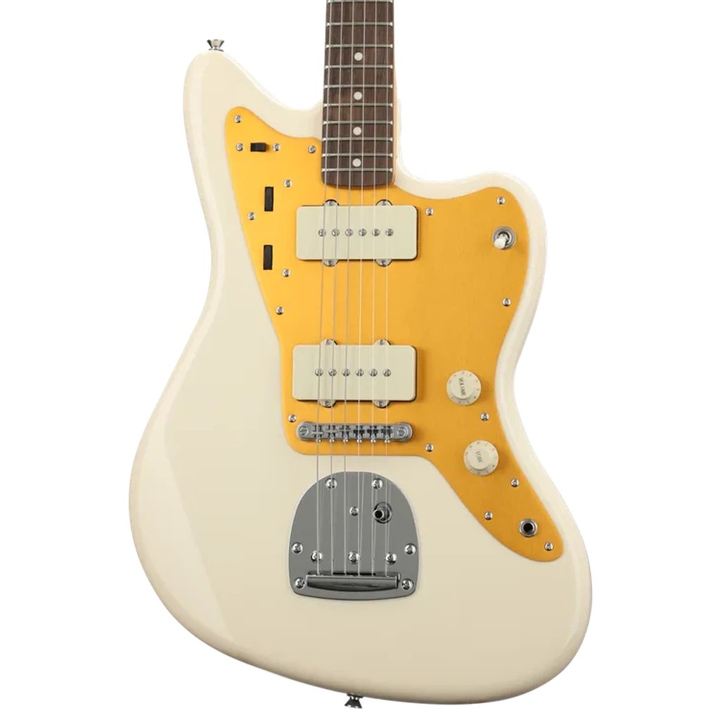Squier J Mascis Signature Jazzmaster Electric Guitar - Vintage White with Indian Laurel Fingerboard
