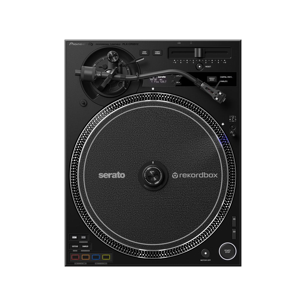 Pioneer DJ PLX-CRSS12 Professional Digital/Analog Turntable - Black
