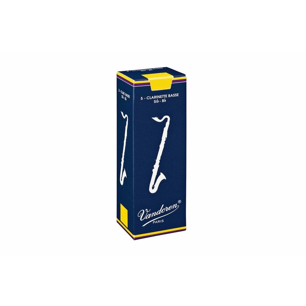 Vandoren Traditional Bass Clarinet Reeds - 5 Pack