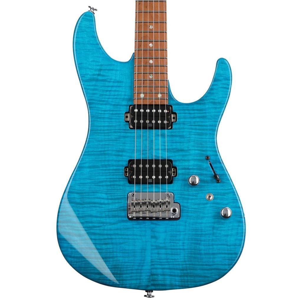 Ibanez Martin Miller Signature MM1 Electric Guitar - Transparent Aqua Blue
