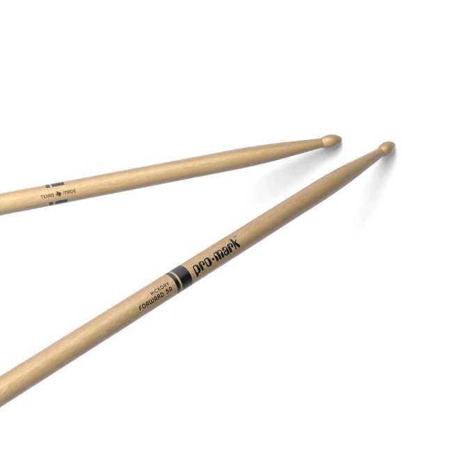 Promark Classic Forward DrumSticks - Hickory - 5A Wood Tip