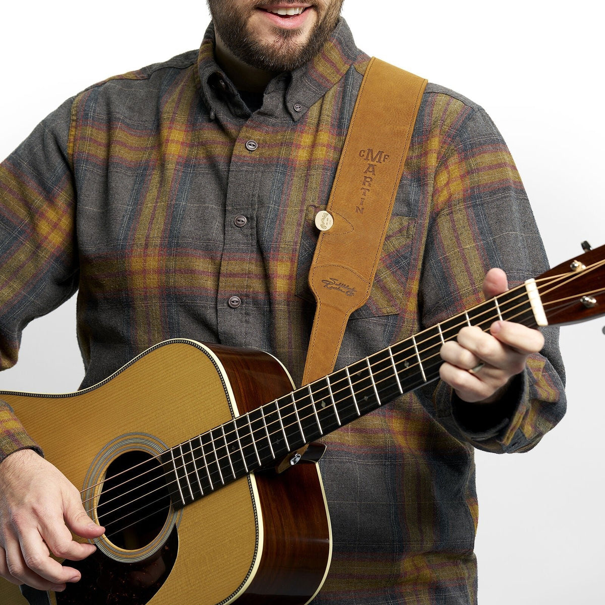Martin Luxe by Martin Leather Guitar Strap