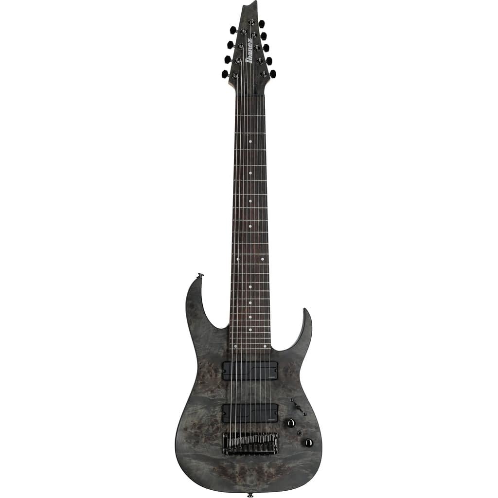 Ibanez Axe Design Lab RG9PB B-Stock 9-string Electric Guitar - Transparent Gray Flat