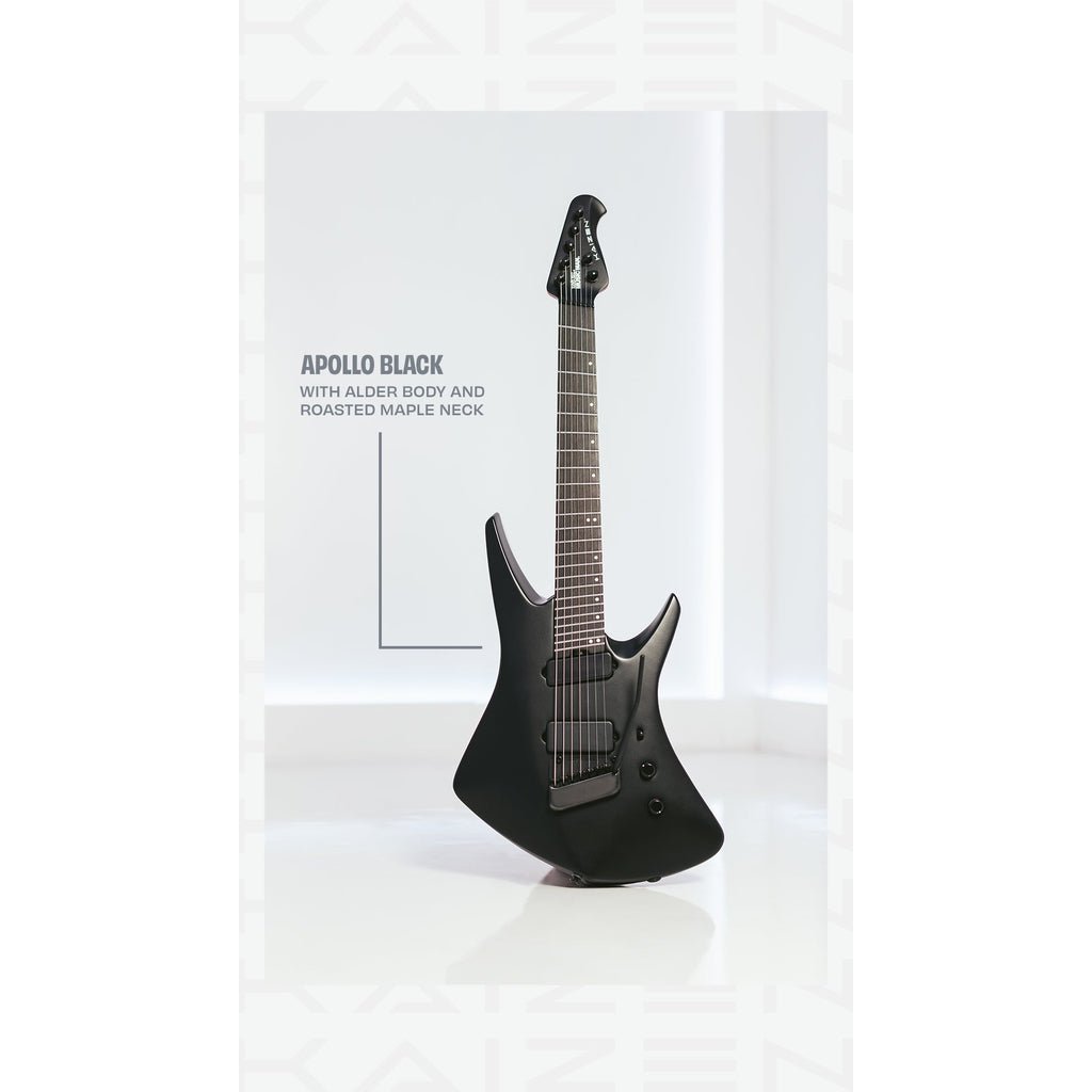 Ernie Ball Music Man Kaizen 7-string Tosin Abasi signature Electric Guitar - Apollo Black