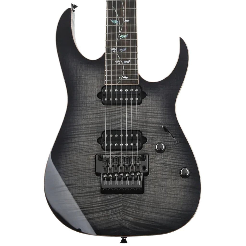 Ibanez J Custom RG8527 7-string Electric Guitar - Black Rutile