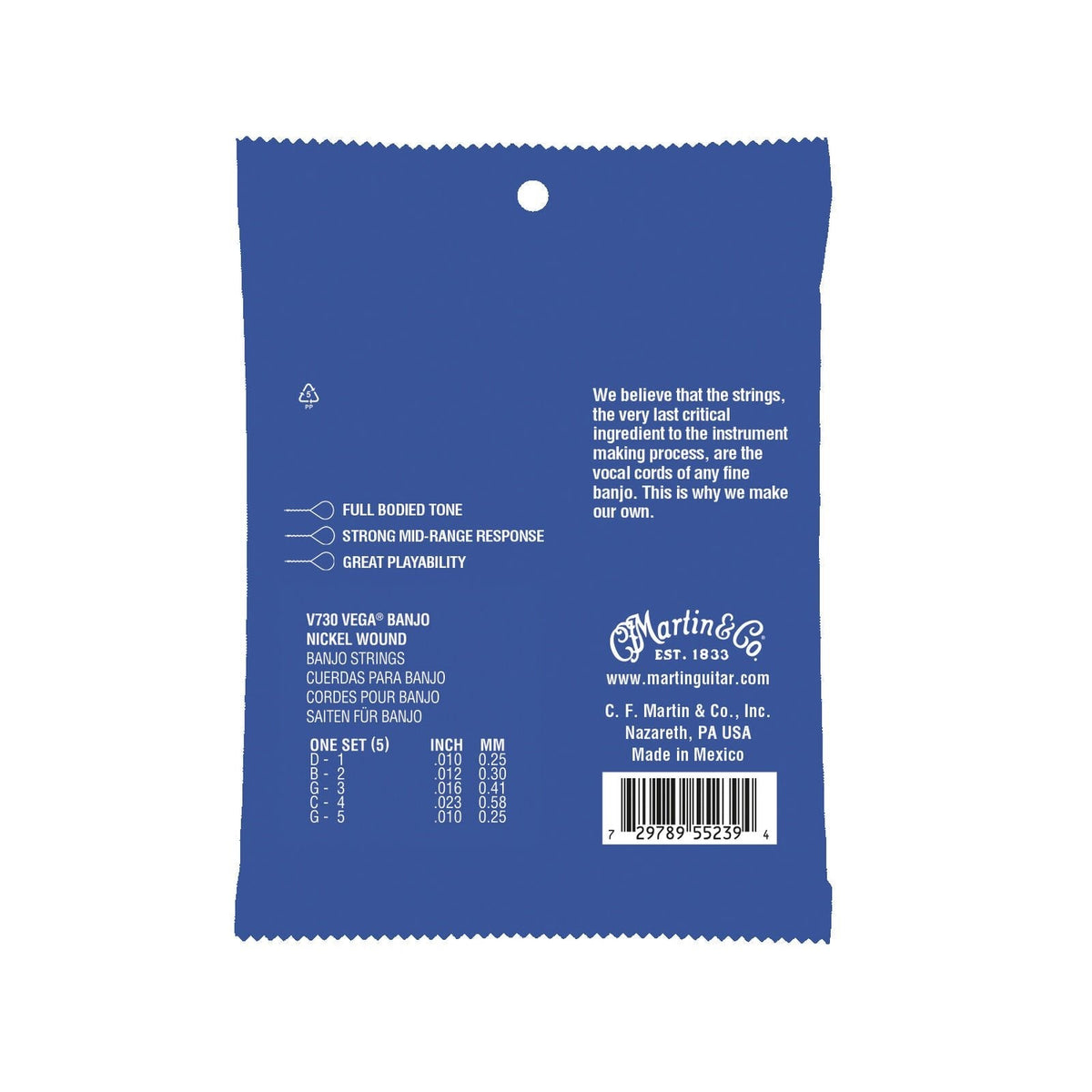 Martin Vega Banjo Strings