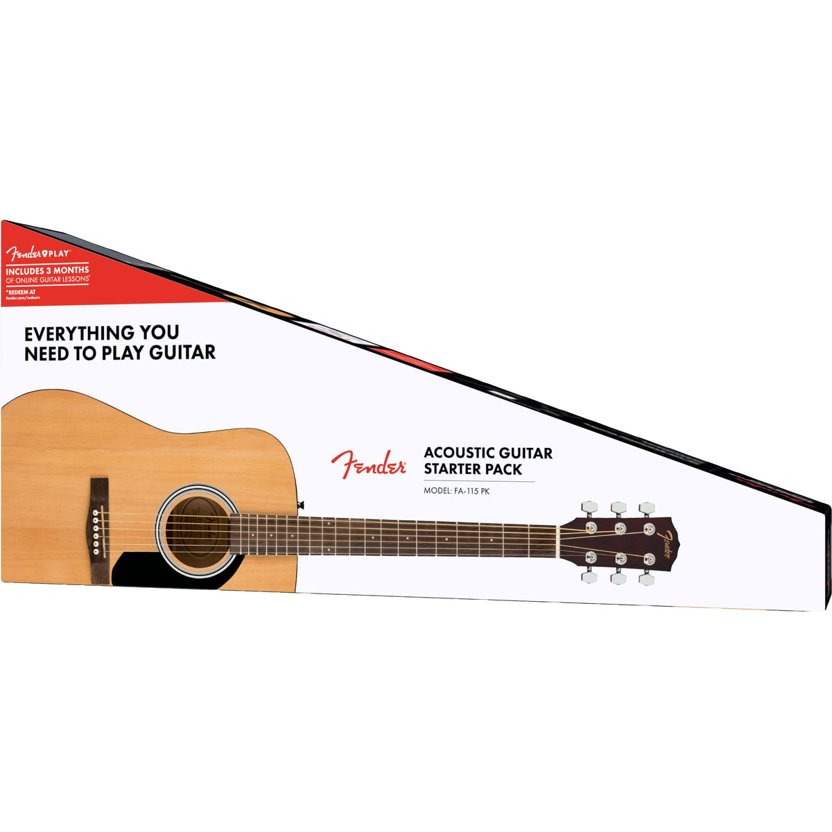 Fender FA115 Dreadnought Acoustic Guitar Pack - Natural