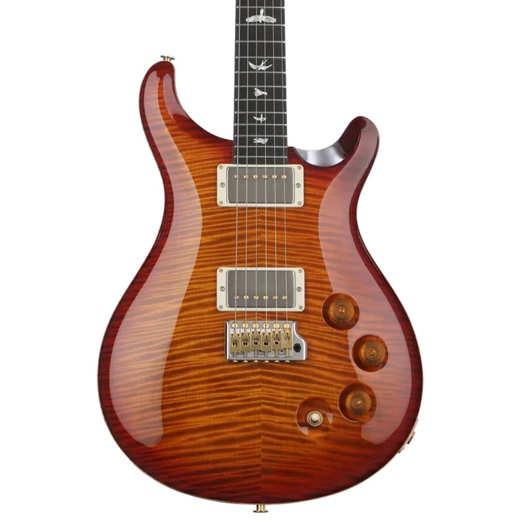 PRS DGT 10-Top Electric Guitar with Bird Inlays - Dark Cherry Sunburst