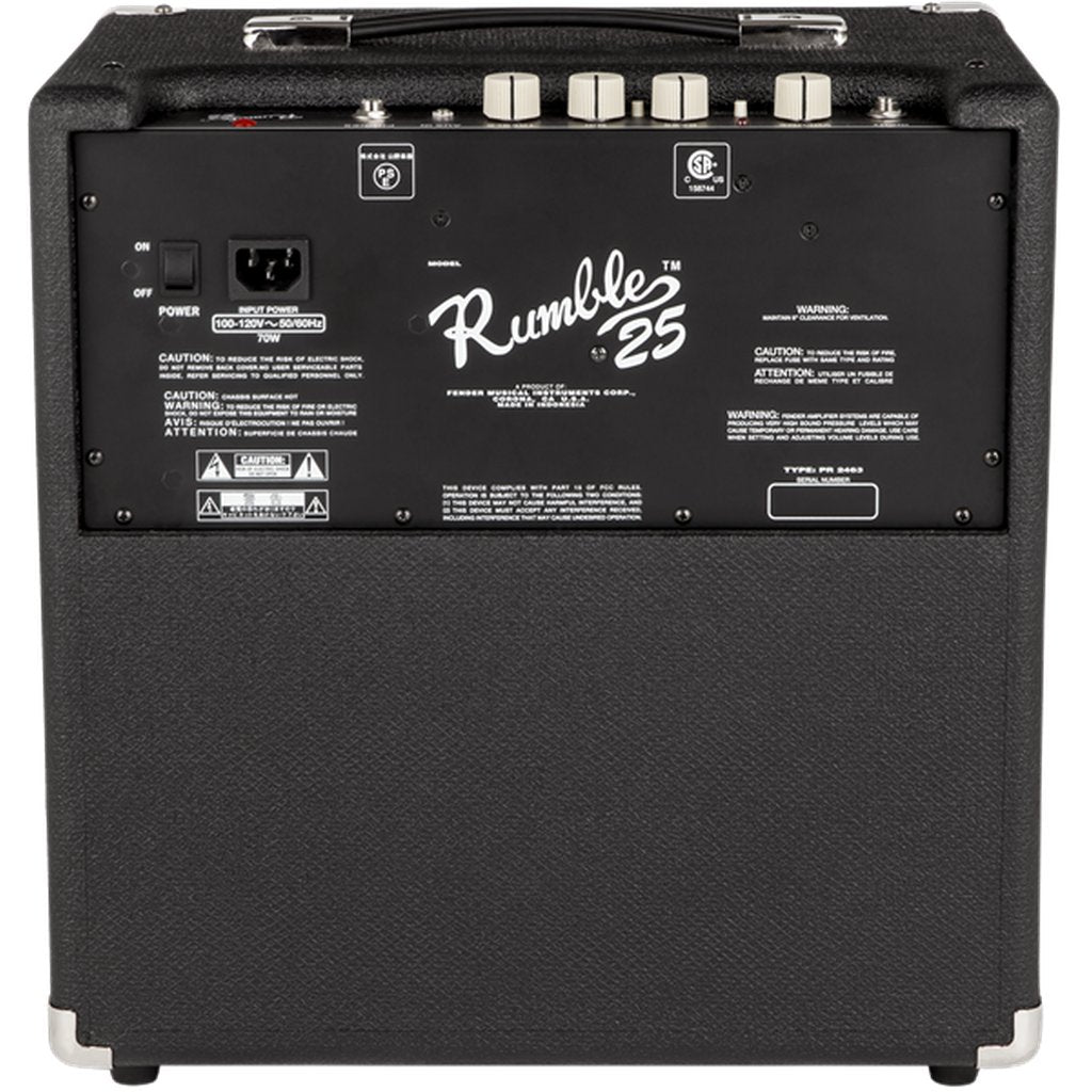 Fender Rumble 25 1x8" 25-watt Bass Guitar Combo Amp