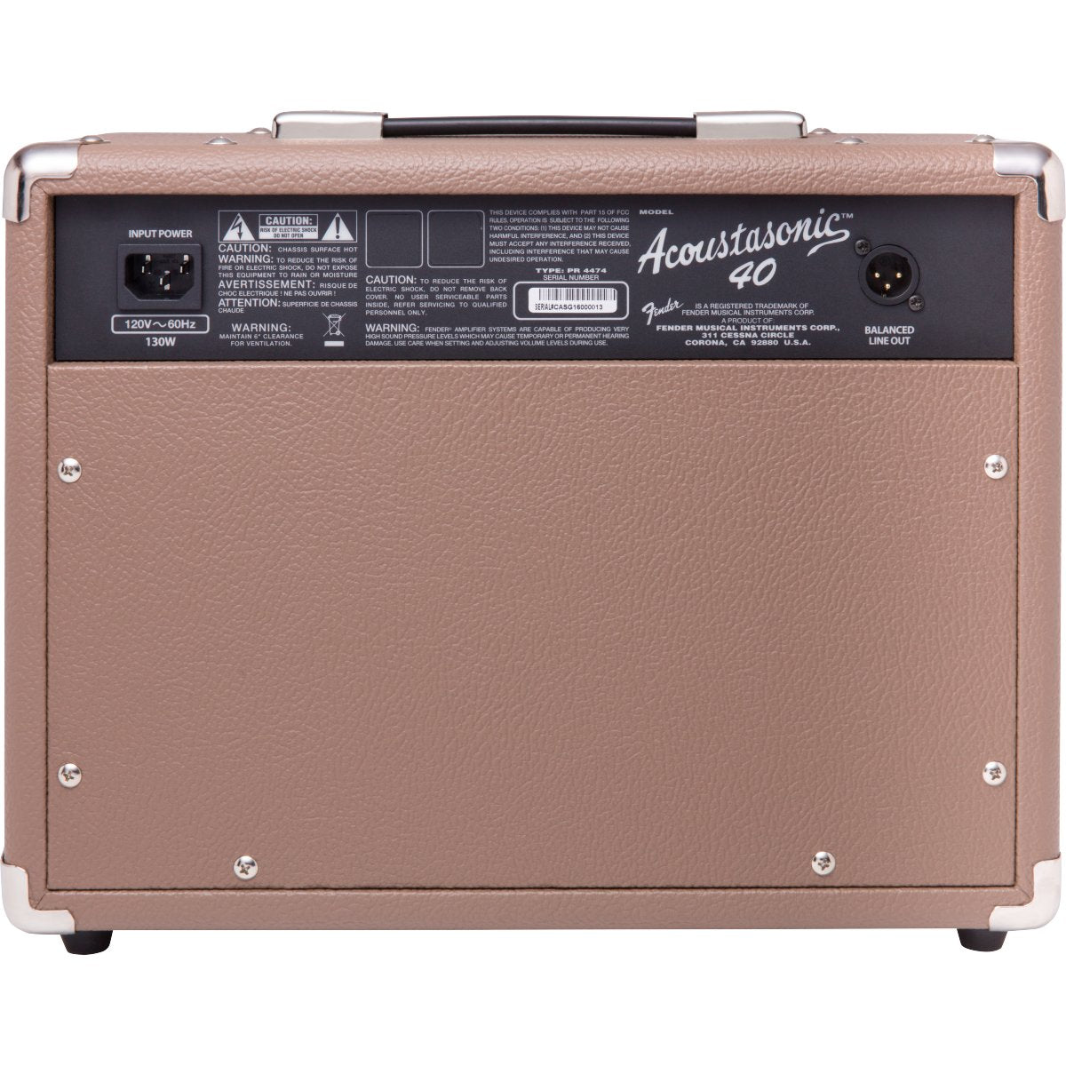Fender Acoustasonic 40 - 40-watt Acoustic Guitar Combo Amp