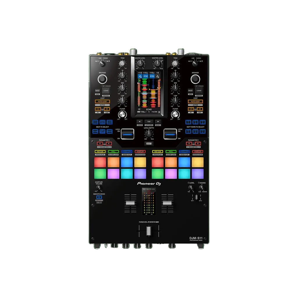Pioneer DJ DJM-S11 2-channel DJ Mixer for Serato DJ