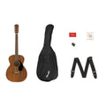 Fender CC-60S Concert Acoustic Guitar Pack - Mahogany [BUNDLE]