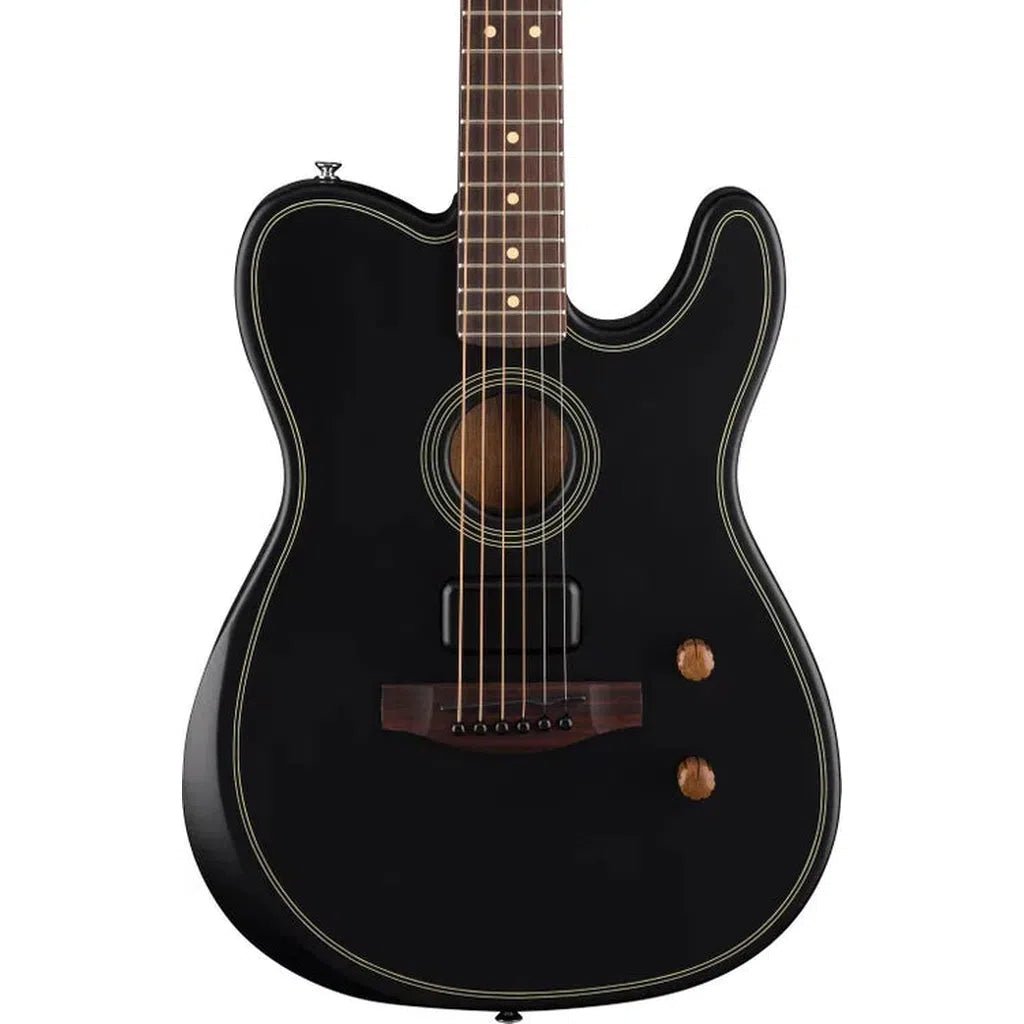 Fender Acoustasonic Standard Telecaster Acoustic-Electric Guitar - Black