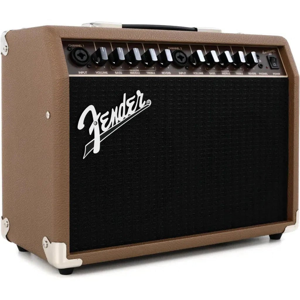 Fender Acoustasonic 40 - 40-watt Acoustic Guitar Combo Amp [BUNDLE]