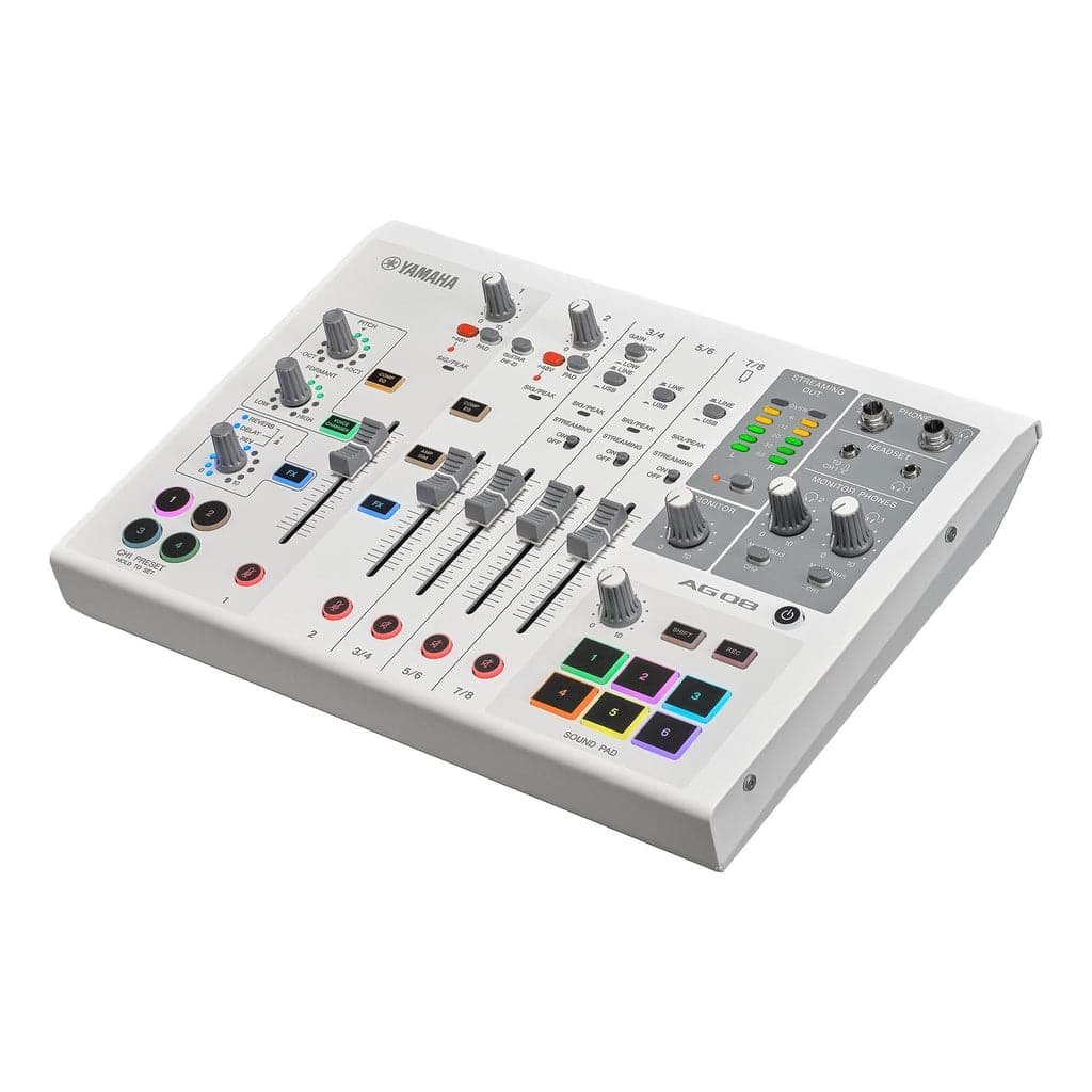 Yamaha AG08 All-In-One 8-Channel Live Streaming Mixer