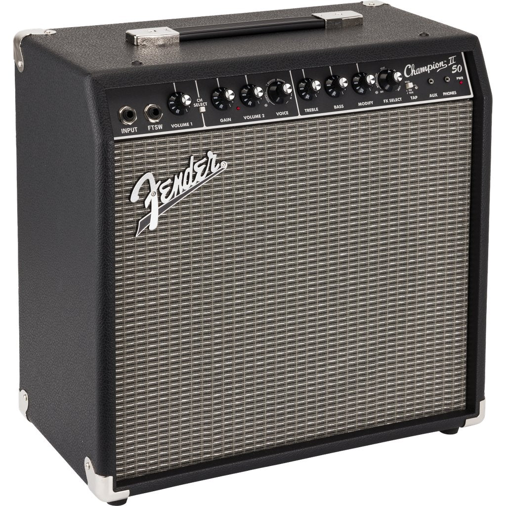 Fender Champion II 50-watt 1 x 12-inch Combo Amplifier [BUNDLE]