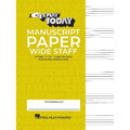 Hal Leonard Manuscript Paper (Wide Staff) - “E-Z Play Today”