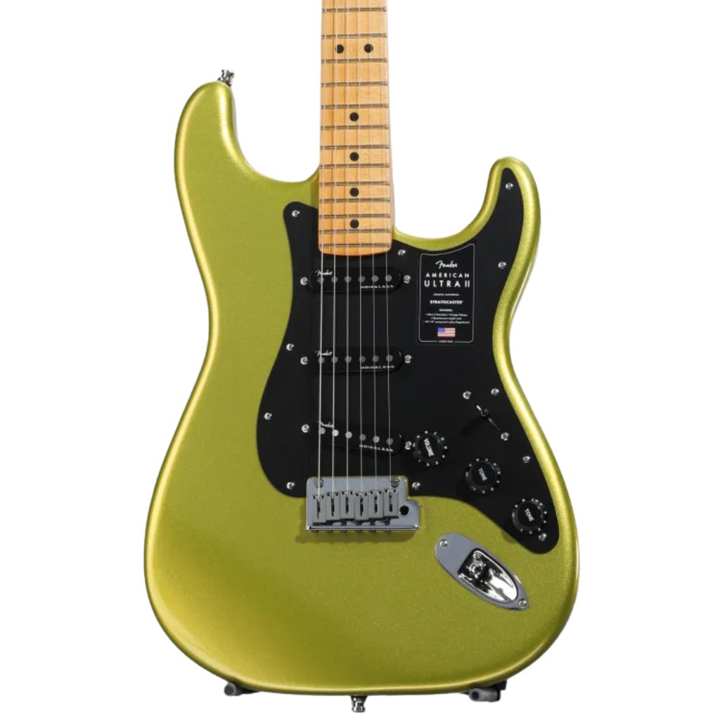 Fender American Ultra II Stratocaster Electric Guitar - Solar Flare with Maple Fingerboard