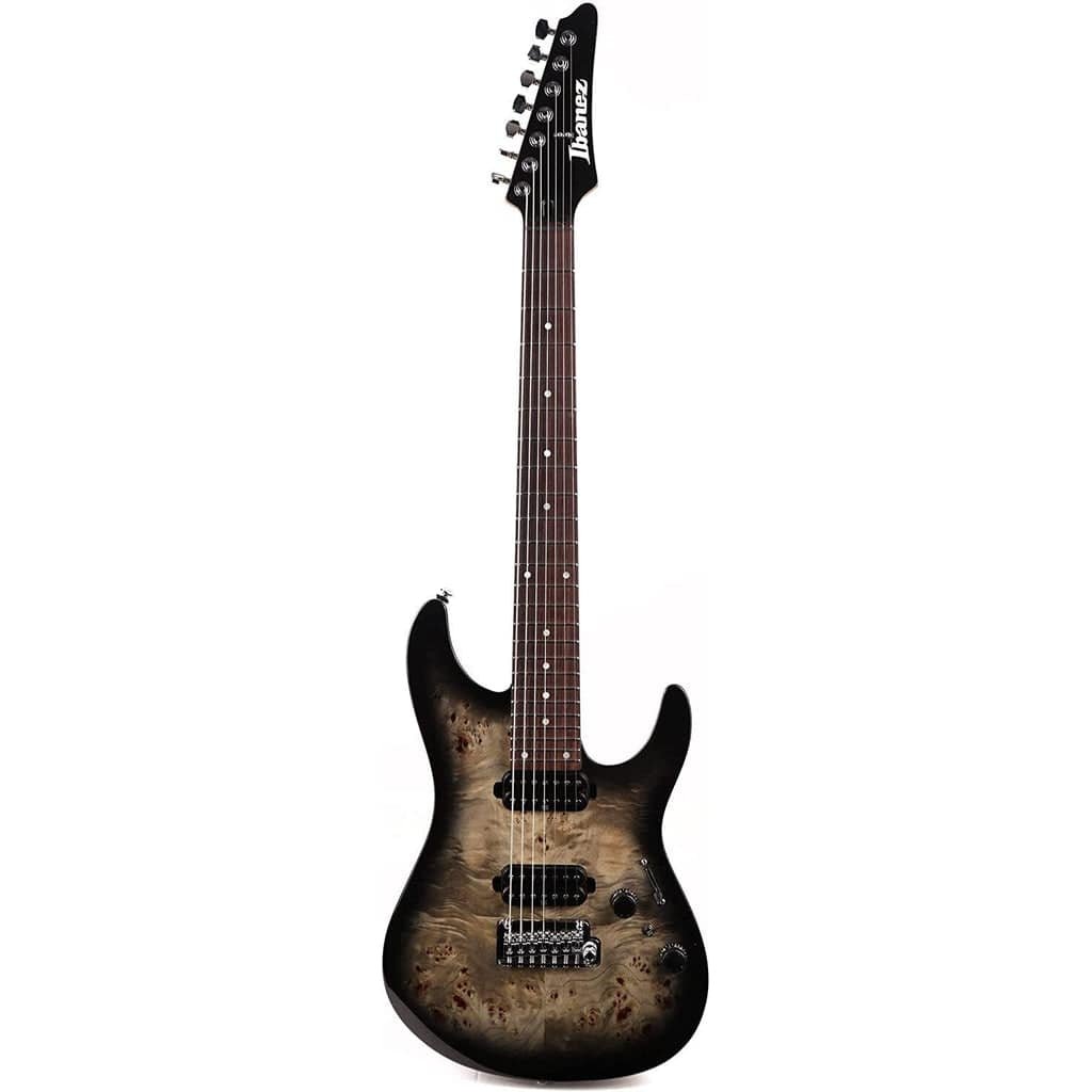 Ibanez Premium AZ427P1PB 7-string Electric Guitar - Charcoal Black Burst